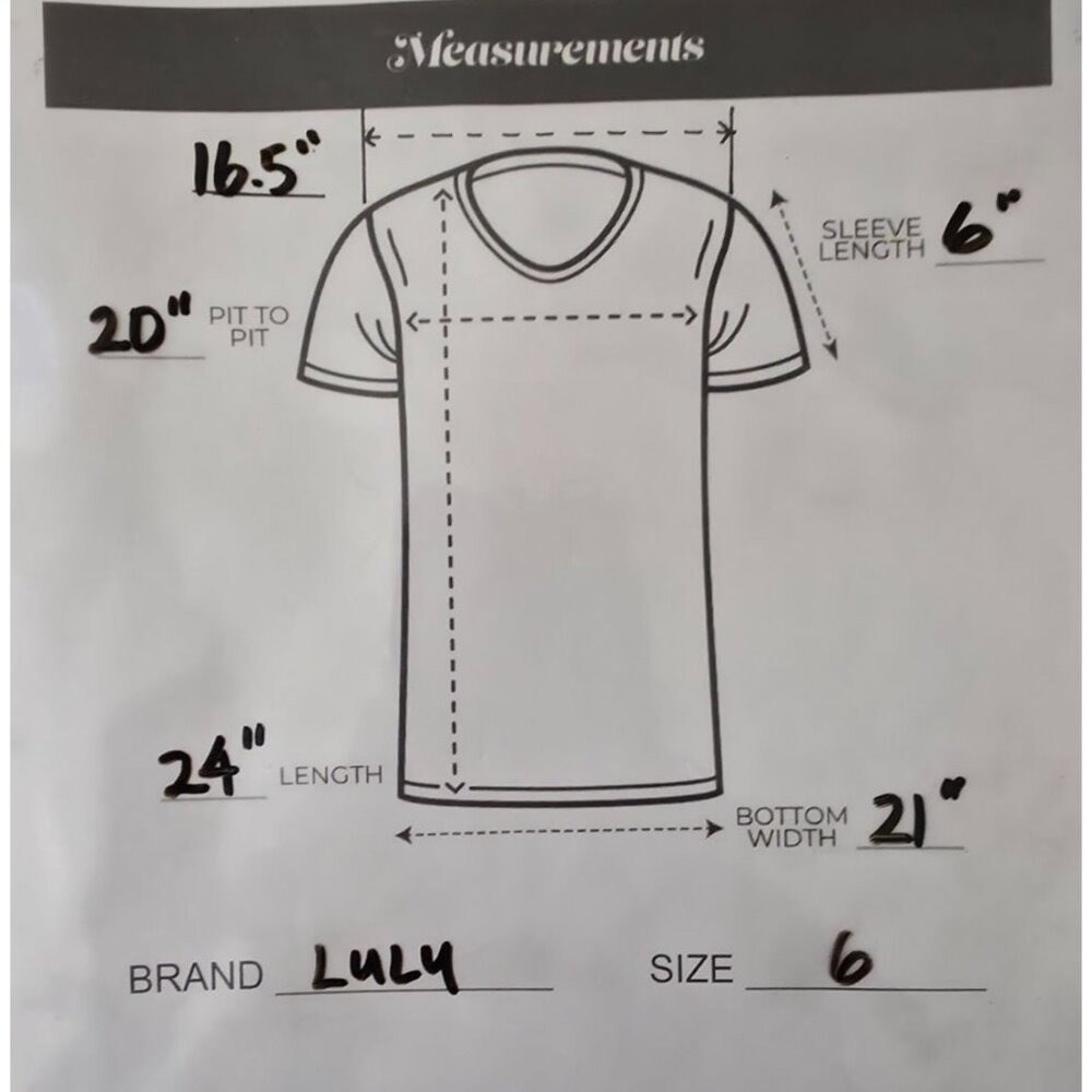 Lululemon Love V-Neck Curved Hem Athleisure Pima Cotton Short Sleeve Tee Shirt 6 - Picture 9 of 9